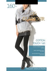 Колготки для женщин Glamour Cotton Touch 160 DEN,  черный цена и информация | Колготки | pigu.lt