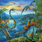 Ravensburger Puzzle 3x49vnt dinozaurai 093175 цена и информация | Dėlionės (puzzle) | pigu.lt