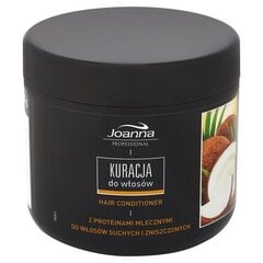 Восстанавливающая маска для волос с кокосовым ароматом Joanna Professional 500 г цена и информация | Средства для укрепления волос | pigu.lt