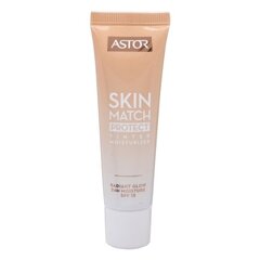 Drėkinamasis makiažo pagrindas Astor Skin Match Protect Tinted Moisturizer SPF15 Nr.001 Light/medium, 30 ml kaina ir informacija | Makiažo pagrindai, pudros | pigu.lt