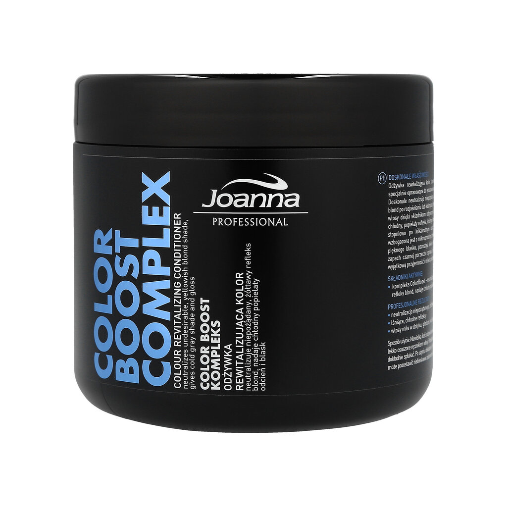 Geltonus tonus neutralizuojantis kondicionierius šviesiems plaukams Joanna Professional Color Revitalizing Boost, 500 g цена и информация | Balzamai, kondicionieriai | pigu.lt