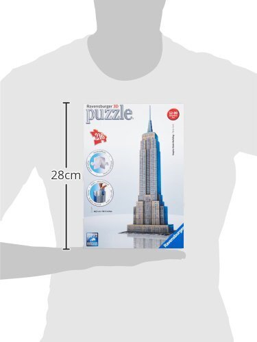 3D dėlionė Ravensburger Empire State Building 216 d kaina ir informacija | Dėlionės (puzzle) | pigu.lt