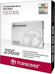 Transcend 230S 256GB SATA3 (TS256GSSD230S) цена и информация | Внутренние жёсткие диски (HDD, SSD, Hybrid) | pigu.lt