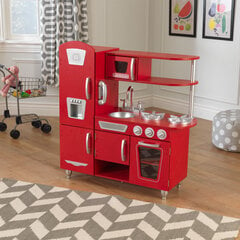 Vaikiška vintažinė virtuvėlė Kidkraft, raudona, 53173 kaina ir informacija | Žaislai mergaitėms | pigu.lt