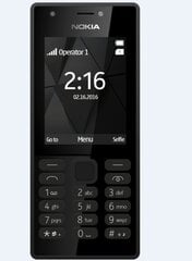Nokia 216 Dual SIM (LT,LV,EE), Black kaina ir informacija | Mobilieji telefonai | pigu.lt