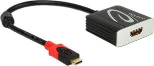 Delock KAB Адаптер USB-C > HDMI (ST-BU) 4K 60Hz DeLOCK Черный цена и информация | Кабели и провода | pigu.lt