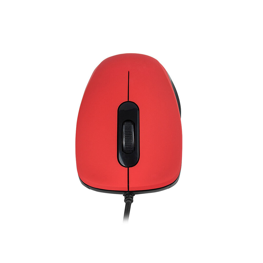 Laidinė optinė pelė Modecom MC-M10S, raudona kaina ir informacija | Pelės | pigu.lt