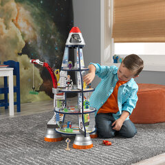 Raketa Kidkraft Rocket Ship Play Set, 63443 kaina ir informacija | Žaislai berniukams | pigu.lt