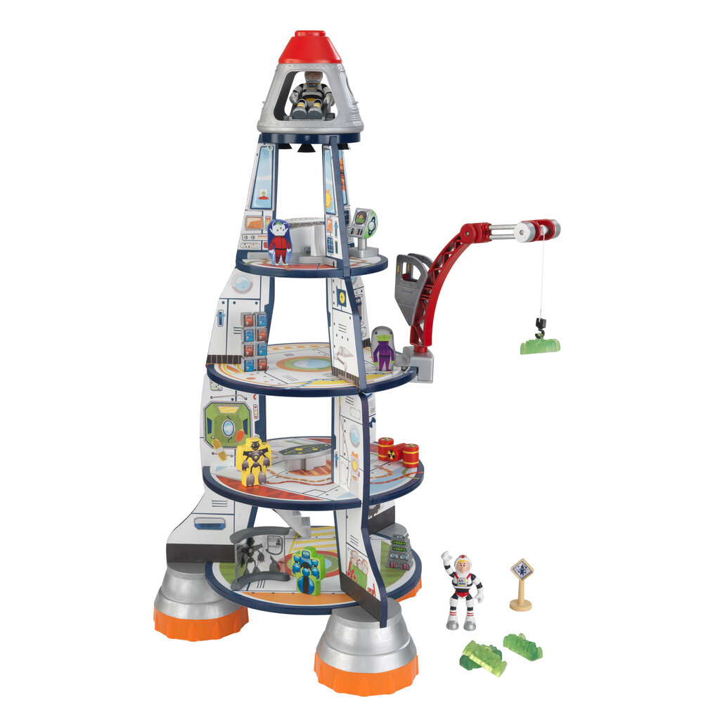 Raketa Kidkraft Rocket Ship Play Set, 63443 цена и информация | Žaislai berniukams | pigu.lt