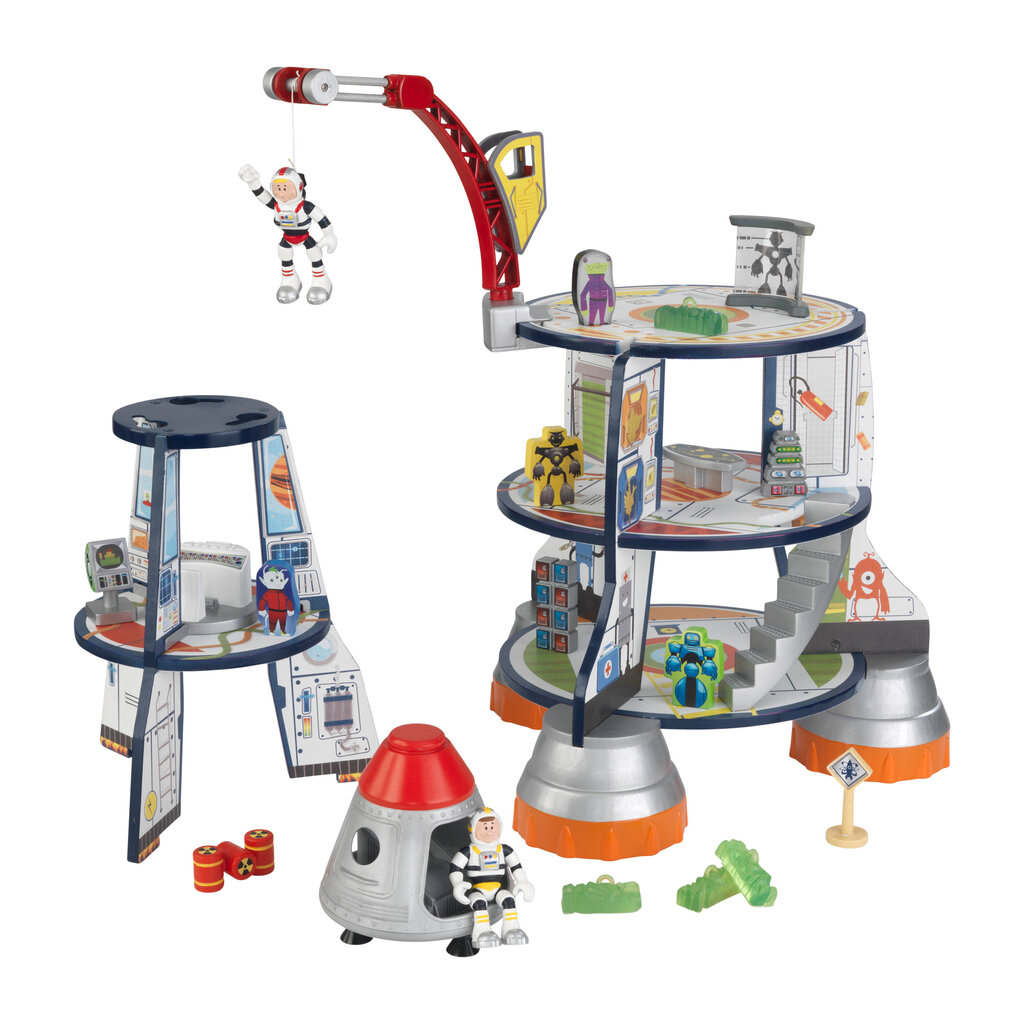 Raketa Kidkraft Rocket Ship Play Set, 63443 цена и информация | Žaislai berniukams | pigu.lt