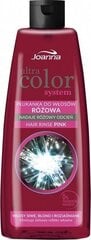 Rožinį atspalvį plaukams suteikianti skalavimo priemonė Joanna Ultra Color System 150 ml kaina ir informacija | Plaukų dažai | pigu.lt