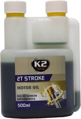 Полусинтетическое масло для двухтактных двигателей K2 2T Stroke oil, зеленое цена и информация | Другие масла | pigu.lt