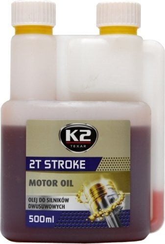 Pusiau sintetinė alyva dvitakčiams varikliams K2 2T Stroke oil, raudona kaina ir informacija | Kitos alyvos | pigu.lt