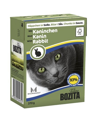 Bozita konservai katėms su triušiena, 370 g цена и информация | Konservai katėms | pigu.lt