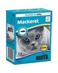 Консервы Bozita для кошек со скумбрией, 370 г цена и информация | Консервы для кошек | pigu.lt