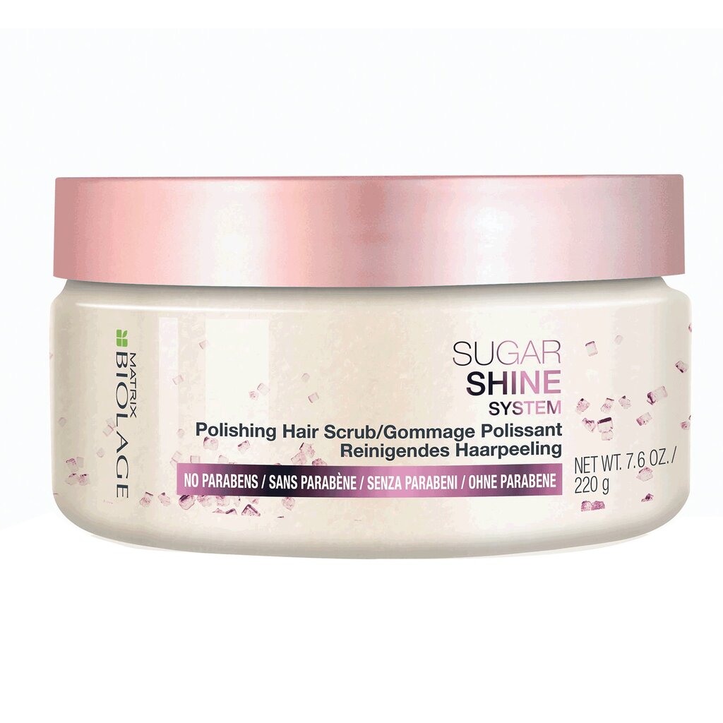 Galvos odos šveitiklis Matrix Biolage Sugar Shine Polishing Hair Scrub 250 ml kaina ir informacija | Priemonės plaukų stiprinimui | pigu.lt