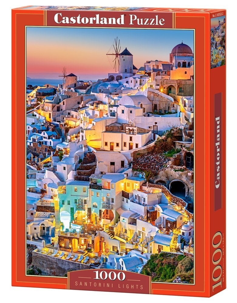 Dėlionė Castorland Puzzle Santorini Lights, 1000 d. kaina ir informacija | Dėlionės (puzzle) | pigu.lt