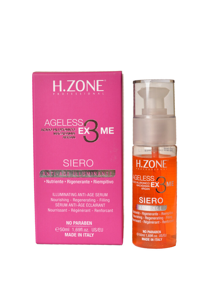 Aliejus pažeistiems plaukams Renee Blanche H-Zone Ageless serum Anti-Age Illuminante, 50 ml kaina ir informacija | Priemonės plaukų stiprinimui | pigu.lt