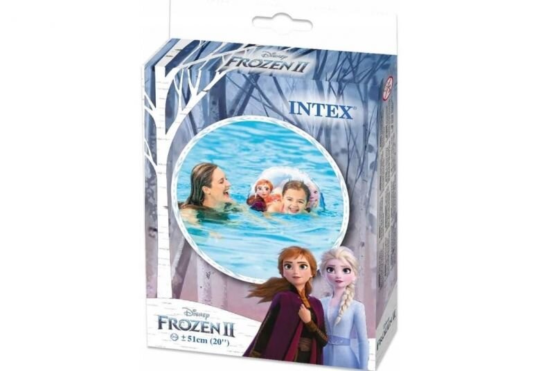 Pripučiamas plaukimo ratas Intex Frozen, 51 cm kaina ir informacija | Pripučiamos ir paplūdimio prekės | pigu.lt