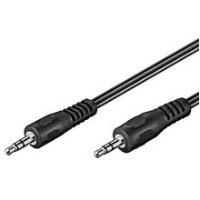 Mini Jack stereo 3.5 mm-&gt; Mini Jack 3.5 mm stereo Kabelis цена и информация | Kabeliai ir laidai | pigu.lt