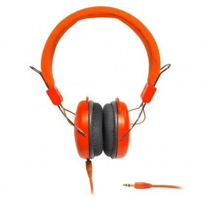 ART Multimedia Headphones STEREO with microphone AP-60MA orange kaina ir informacija | Ausinės | pigu.lt