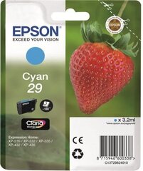 Картридж Epson C13T298240, голубой цена и информация | Картриджи для струйных принтеров | pigu.lt