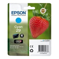 Картридж Epson C13T298240, голубой цена и информация | Картриджи для струйных принтеров | pigu.lt
