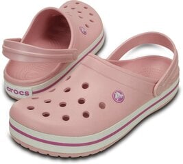 Crocs™ moteriškos basutės Crocband, rožiniai kaina ir informacija | Crocs™ Apranga, avalynė, aksesuarai | pigu.lt