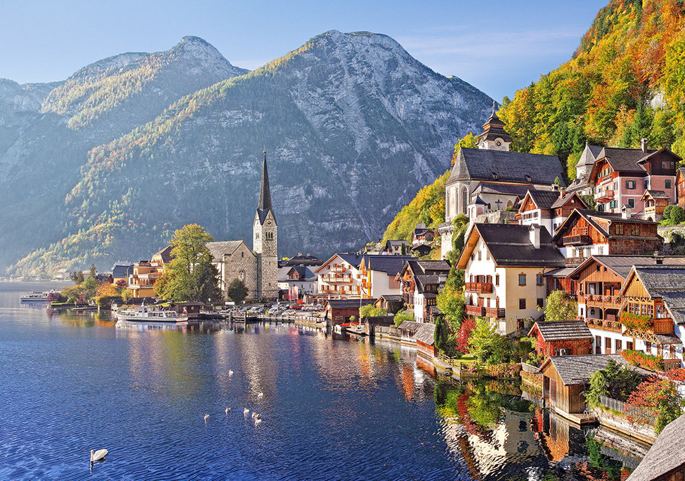 Dėlionė Puzzle Castorland Hallstatt, Austria, 500 det. kaina ir informacija | Dėlionės (puzzle) | pigu.lt