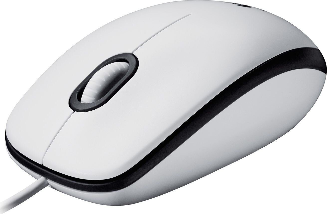 Logitech M100, balta kaina ir informacija | Pelės | pigu.lt