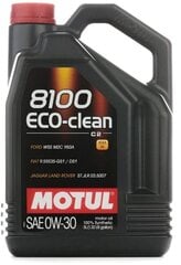 Motul 8100 Eco-clean 0W30 5L (102889) kaina ir informacija | Motul Automobiliniai tepalai | pigu.lt