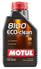 Motul 8100 Eco-clean 5W30 1L (101542) цена и информация | Motul Автомобильные смазки | pigu.lt