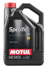 Motul Specific variklinė alyva, 102209, 0720, 5W30, 5 l kaina ir informacija | Variklinės alyvos | pigu.lt