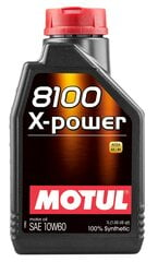 Motul 8100 X-Power 10W60 1L (106142) цена и информация | Моторные масла | pigu.lt