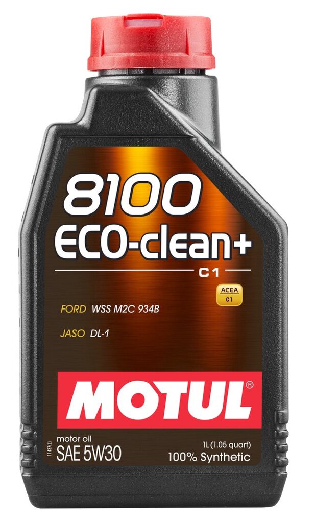 Motul 8100 Eco-clean+ 5W30 1L (101580) kaina ir informacija | Variklinės alyvos | pigu.lt