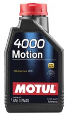 Motul 4000 Motion 15W40 variklinė alyva, 102815, 1 l цена и информация | Motul Автотовары | pigu.lt