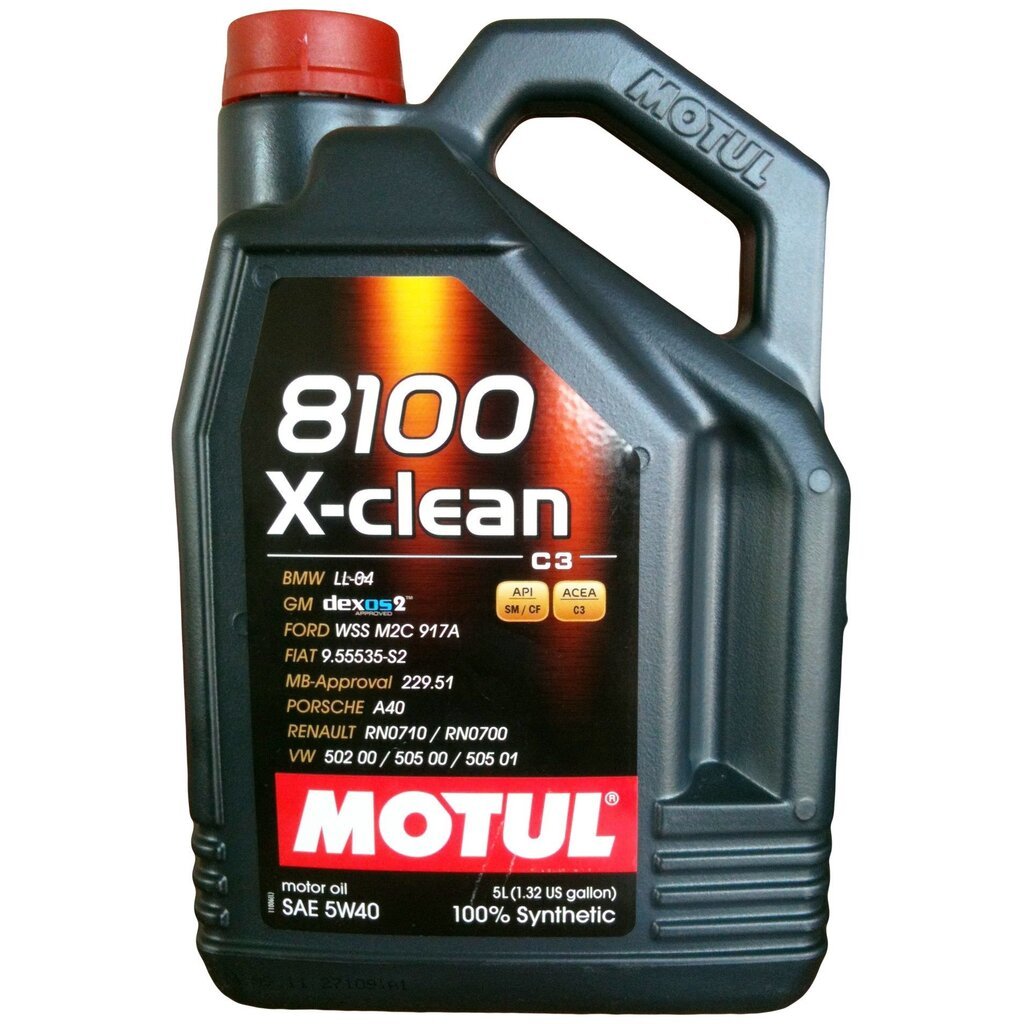 Alyva Motul 8100 X-Clean C3, 5W40, 5L kaina ir informacija | Variklinės alyvos | pigu.lt