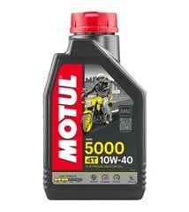 Sintetinio pagrindo 4T alyva Motul 5000, 10W40, 1 l kaina ir informacija | Kitos alyvos | pigu.lt