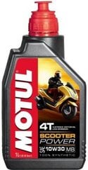 Motul SCOOTER POWER 4T 10W30 1 Л цена и информация | Мотомасла | pigu.lt