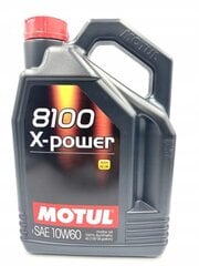 Motul 8100 X-Power 10W60 4L (106143) цена и информация | Моторные масла | pigu.lt