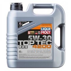 Liqui Moly Top Tec 4200 5W30 NG variklinė alyva, 4L kaina ir informacija | Variklinės alyvos | pigu.lt