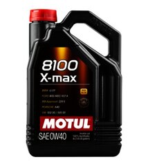 Motul 8100 X-max 0W40 4L (104532) kaina ir informacija | Variklinės alyvos | pigu.lt