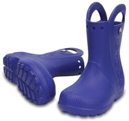 Crocs™ guminiai batai vaikams Handle It Rain Boots, Cerulean Blue kaina ir informacija | Guminiai batai vaikams | pigu.lt