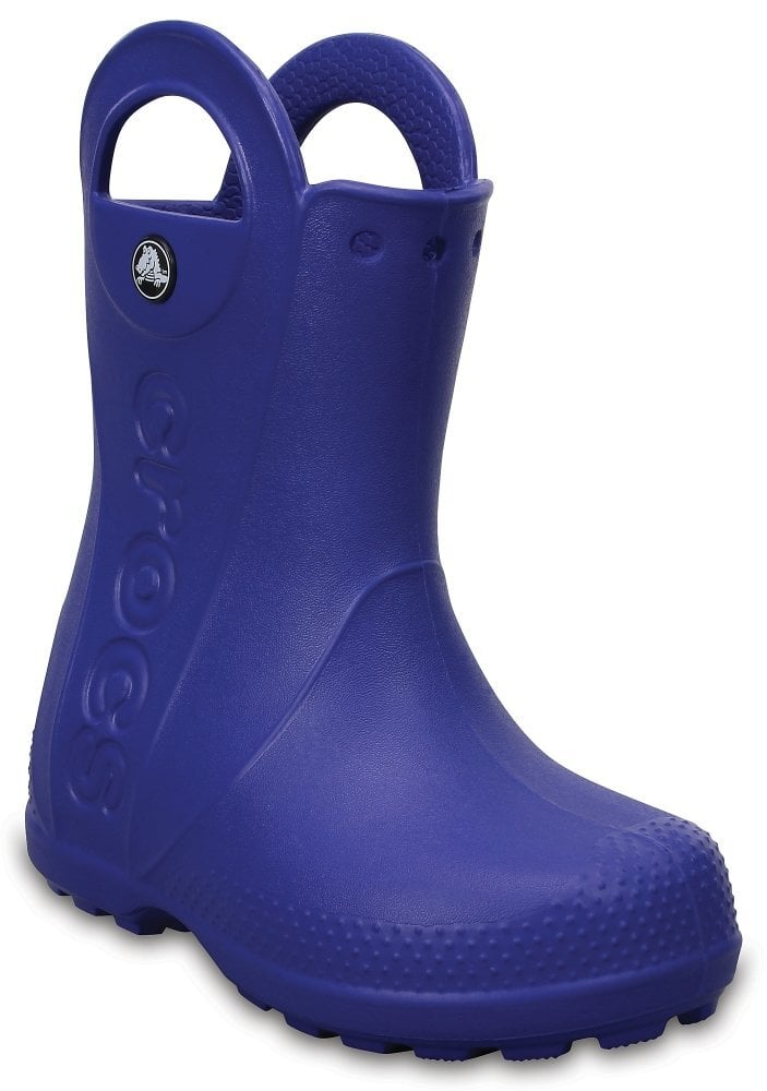 Crocs™ guminiai batai vaikams Handle It Rain Boots, Cerulean Blue kaina ir informacija | Guminiai batai vaikams | pigu.lt