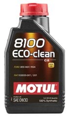 Motul 8100 Eco-clean 0W30 1L (102888) цена и информация | Motul Автомобильные смазки | pigu.lt