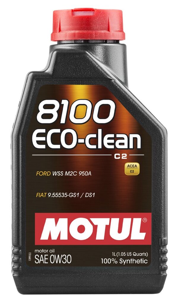 Motul 8100 Eco-clean 0W30 1L (102888) kaina ir informacija | Variklinės alyvos | pigu.lt