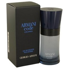 Giorgio Armani Code Colonia EDT для мужчин 50 мл цена и информация | Мужские духи | pigu.lt