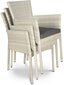 Kėdė Focus Garden Lerida, smėlio spalvos цена и информация | Lauko kėdės, foteliai, pufai | pigu.lt