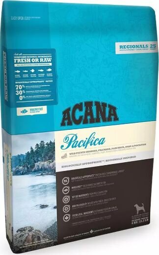 Acana Pacifica šunims su žuvimi, 6 kg цена и информация | Sausas maistas šunims | pigu.lt