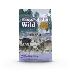 Taste of the Wild Sierra Mountain sausas begrūdis šunų maistas su ėriena, 2 kg kaina ir informacija | Taste Of The Wild Gyvūnų prekės | pigu.lt